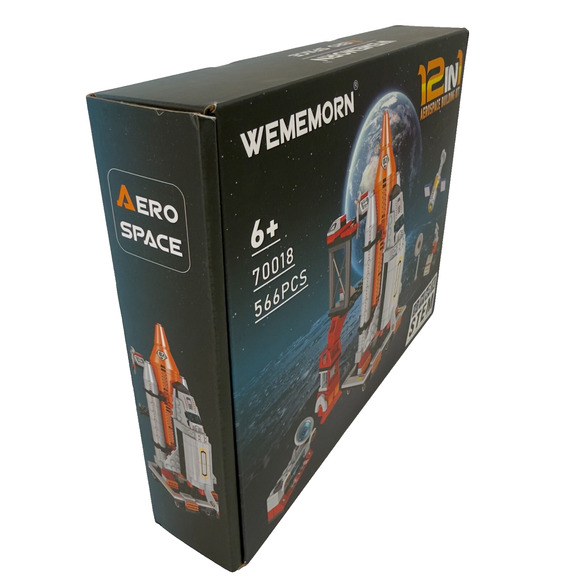 Space Exploration Shuttle Rocket Toys 12-in-1 Stem Aerospace Building Blocks NEW - Picture 6 of 13